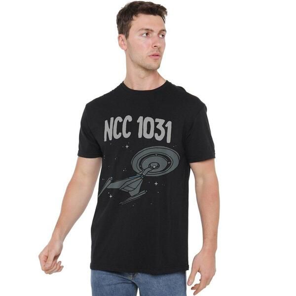 スター・トレック メンズ トップス Tシャツ Star Trek Star Trek The Crossfield Class Unisex Adult Shir Black ブラック