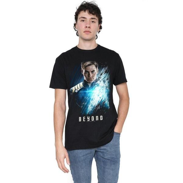 スター・トレック メンズ トップス シャツ Star Trek Star Trek Beyond Kirk Poster T Shirt Black ブラック