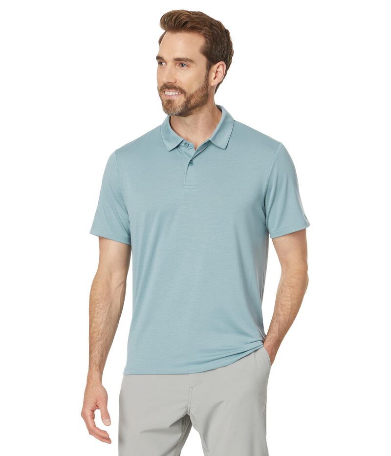 フリー フライ メンズ トップス シャツ Free Fly Elevate Polo Blue Fog ブルー