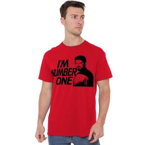 スター・トレック メンズ トップス シャツ Star Trek Star Trek Im Number One Unisex T Shirt Red レッド