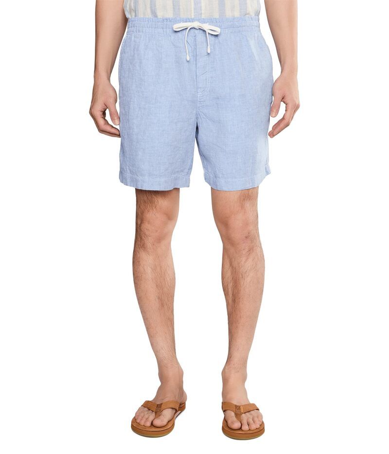 ヴァインヤードヴァインズ メンズ ボトムス ハーフパンツ・ショーツ ショートパンツ リネン Vineyard Vines 7 Surfside PullOn Linen Shorts Coastlin