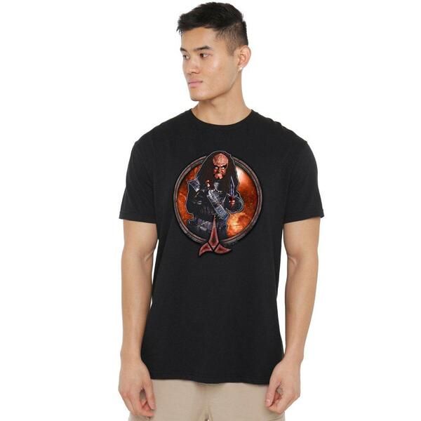スター・トレック メンズ トップス シャツ Star Trek Star Trek Gowron Unisex T Shirt Black ブラック