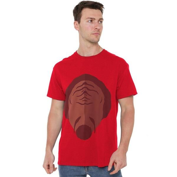 スター・トレック メンズ トップス Tシャツ Star Trek Star Trek The Next Gen Klingon Unisex Adult Shired レッド