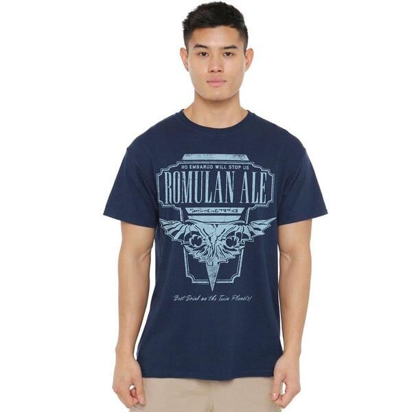 スター・トレック メンズ トップス シャツ Star Trek Star Trek The Next Generation Romulan Ale T Shirt Navy ネイビー