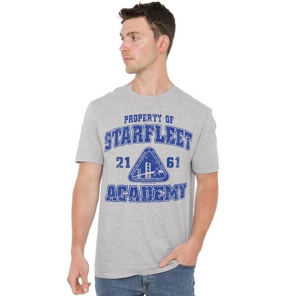 スター・トレック メンズ トップス シャツ Star Trek Star Trek Old School T Shirt Athletic Heather Grey グレー