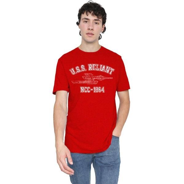 スター・トレック メンズ トップス シャツ Star Trek Star Trek Reliant AthleticT Shirt Red レッド