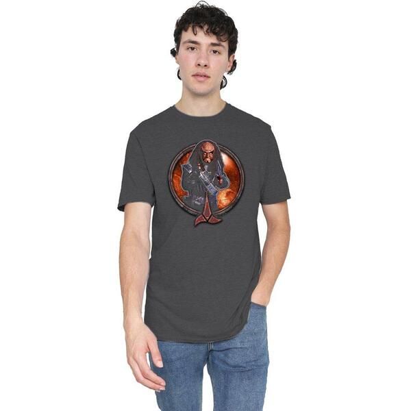 スター・トレック メンズ トップス Tシャツ Star Trek Star Trek GowronAdult Heather Charcoal チャコール