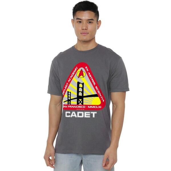 スター・トレック メンズ トップス シャツ Star Trek Star Trek Starfleet Cadet Unisex T Shirt Charcoal チャコール