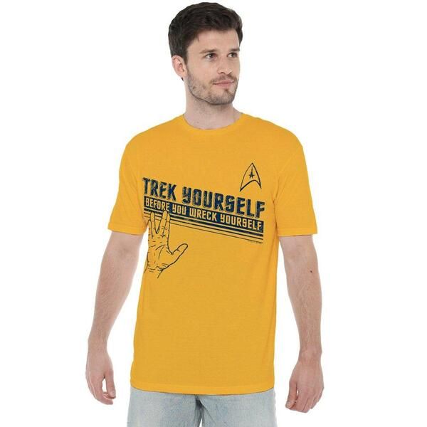 スター・トレック メンズ トップス シャツ Star Trek Star Trek Yourself Unisex T Shirt Gold ゴールド