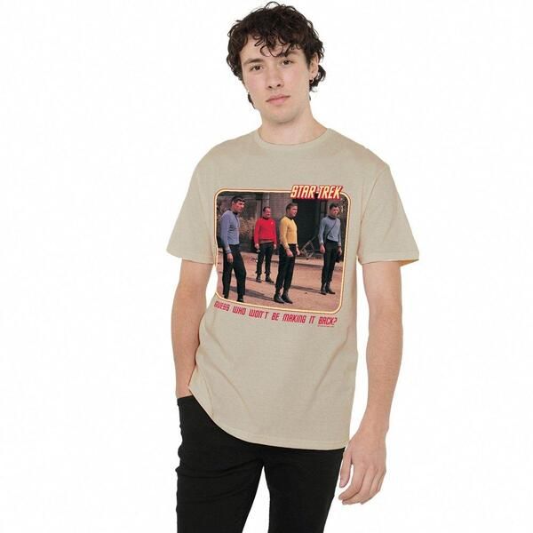 スター・トレック メンズ トップス シャツ Star Trek Star Trek Red Shirt Blues T Shirt Sand Beige ベージュ