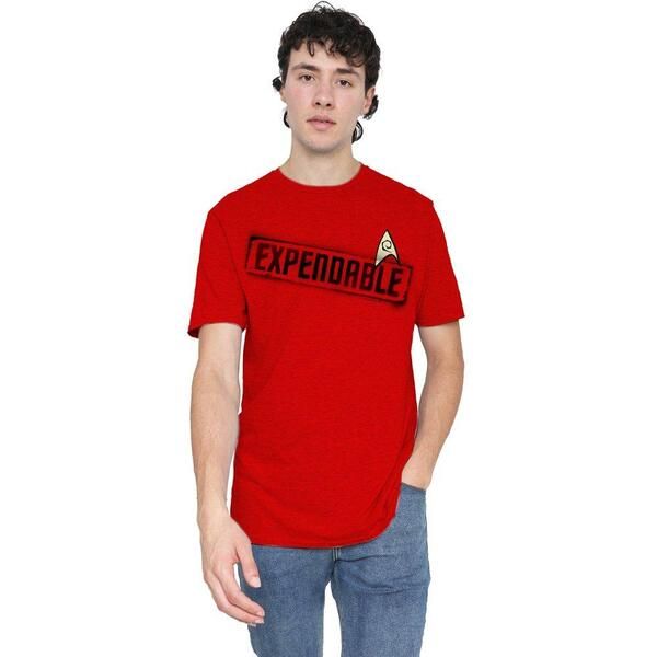 スター・トレック メンズ トップス Tシャツ Star Trek Star Trek Expendable TShirtRed レッド