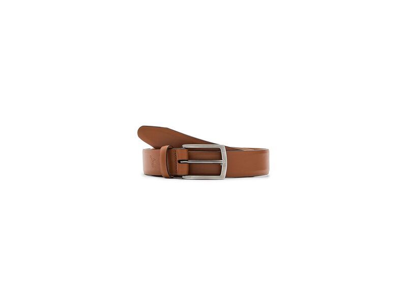 ジョンストンアンドマーフィー メンズ アクセサリー ベルト レザー Johnston Murphy Bosworth Smooth Leather Beltan タン