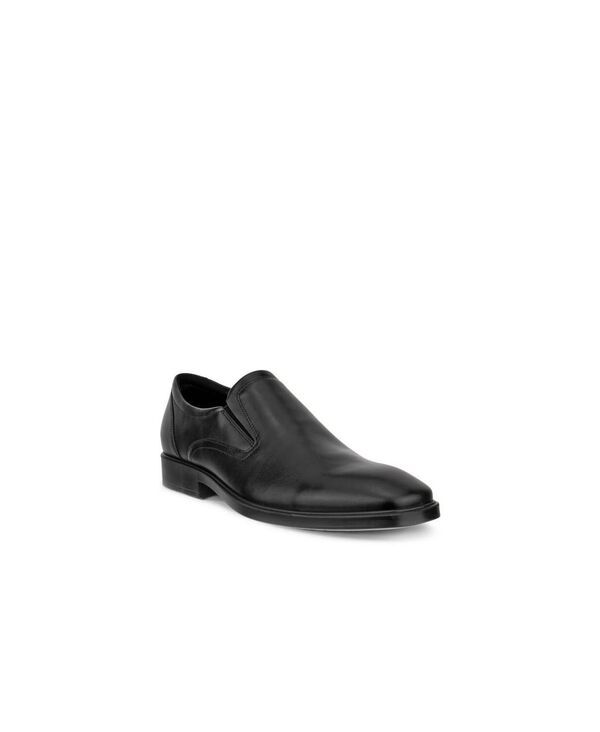 エコー メンズ シューズ スリッポン・ローファー Ecco Mens Metropole Milan Plain Toe SlipOn Shoe Black ブラック