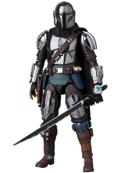 新品未開封 MAFEX マフェックス No.256 THE MANDALORIAN CHROME Ver. 全高約160mm 塗装済み アクションフィギュア