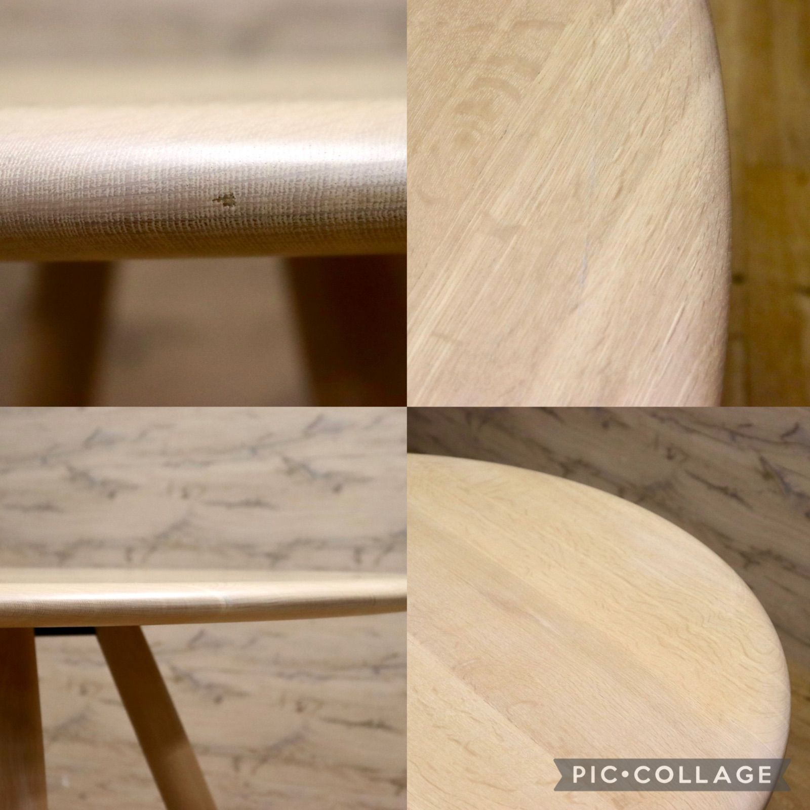 S*o様 Ritzwell ダイニングテーブル 木製 モデルルーム展示使用品AD GMJS127○Ritzwell / リッツウェル MO TABLE ダイニングテーブル