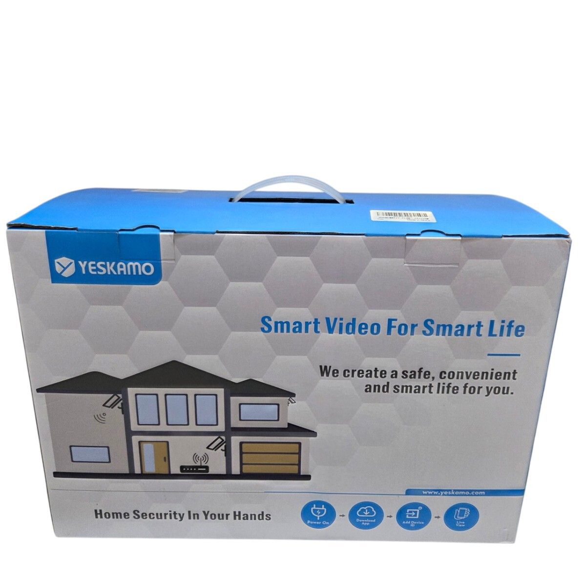 S01001 YESKAMO 防犯カメラ JP-NK03-10804 2TB カメラ4台 300万画素 ワイヤレス 2TB