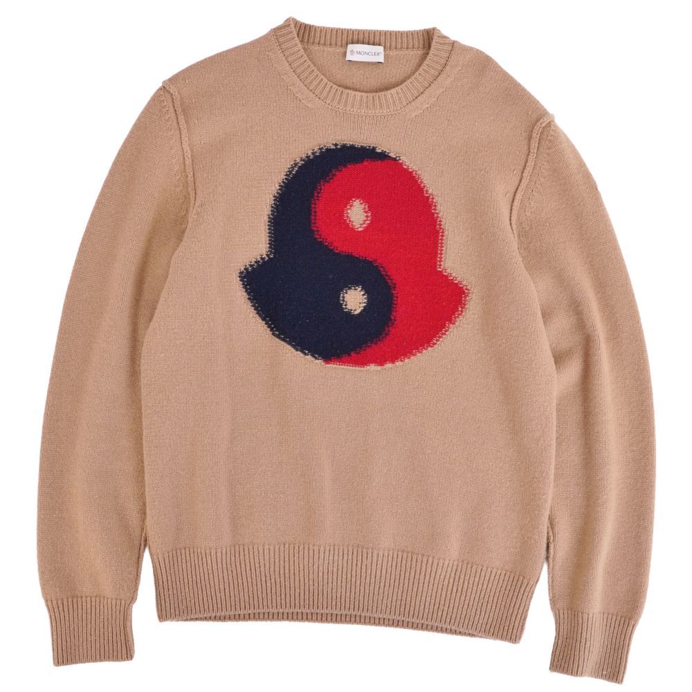 美品 モンクレール MONCLER ニット セーター ロングスリーブ ミドルゲー