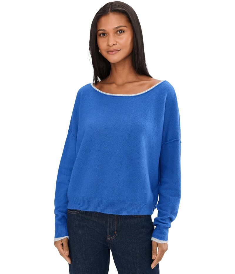 フリーピープル レディース アウター ニット・セーター Free People See Me Pullover Mazarine Combo