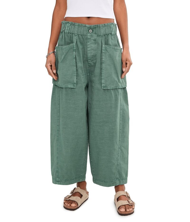 フリーピープル レディース ボトムス カジュアルパンツ Free People Costa Straight Harem Stormy Sea
