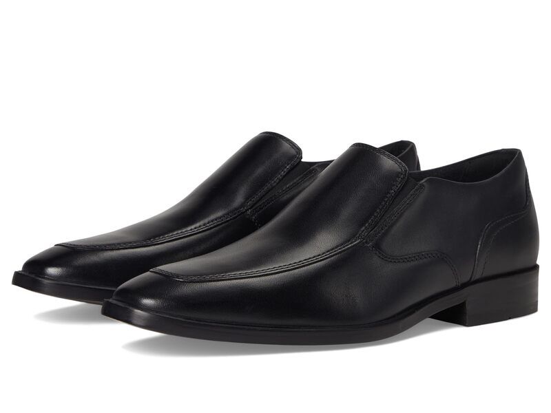 ロックポート メンズ シューズ スリッポン・ローファー Rockport Darrek Black Leather ブラック
