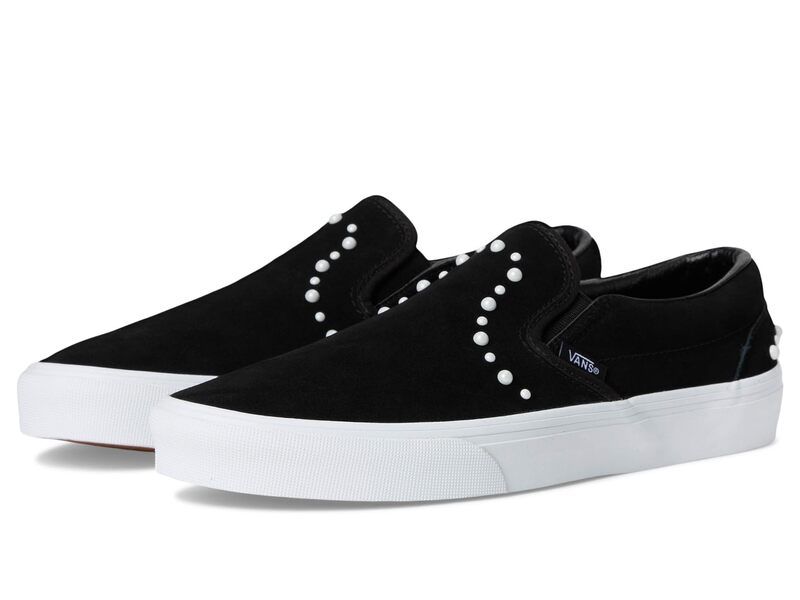 バンズ メンズ シューズ サンダル Vans Classic SlipOn Pearls Black ブラック