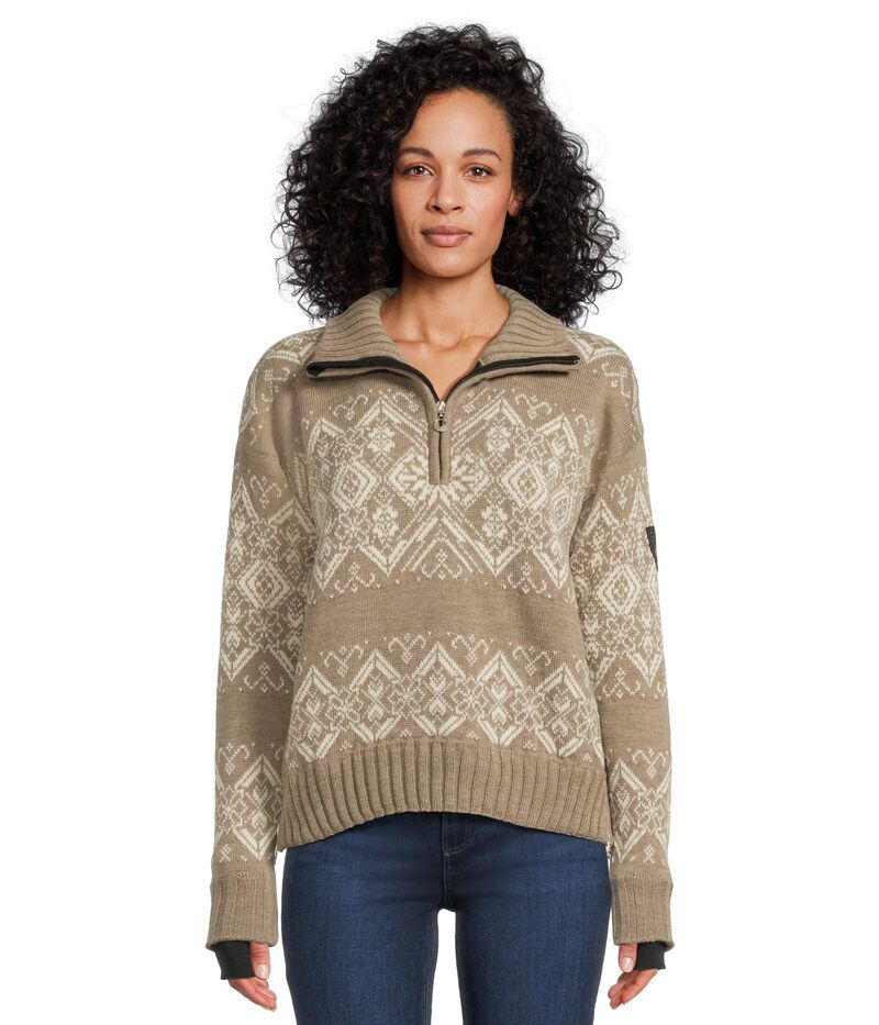 ダールオブノルウェイ レディース アウター ニット・セーター Dale of Norway Roset Weatherproof Sweater MountainstoneO