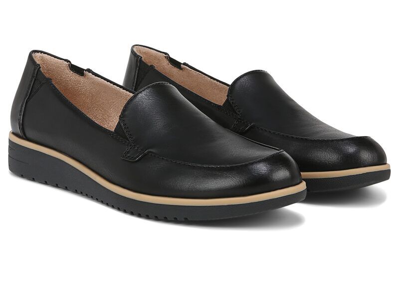 ナチュライザー レディース シューズ サンダル SOUL Naturalizer IdeaMoc Black Faux Leat ブラック