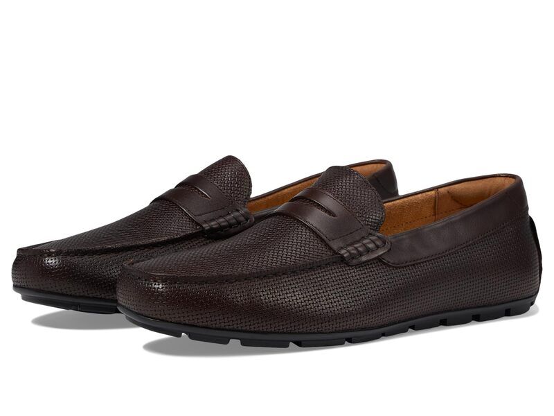 フローシャイム メンズ シューズ スリッポン・ローファー Florsheimotor Moc Toe Penny Driver Brown ブラウン