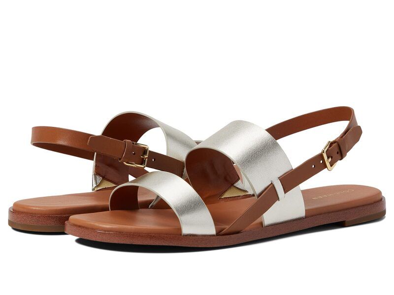 コールハーン レディース シューズ サンダル Cole Haan Flynn Flat Sandal GoldHoney ゴールド