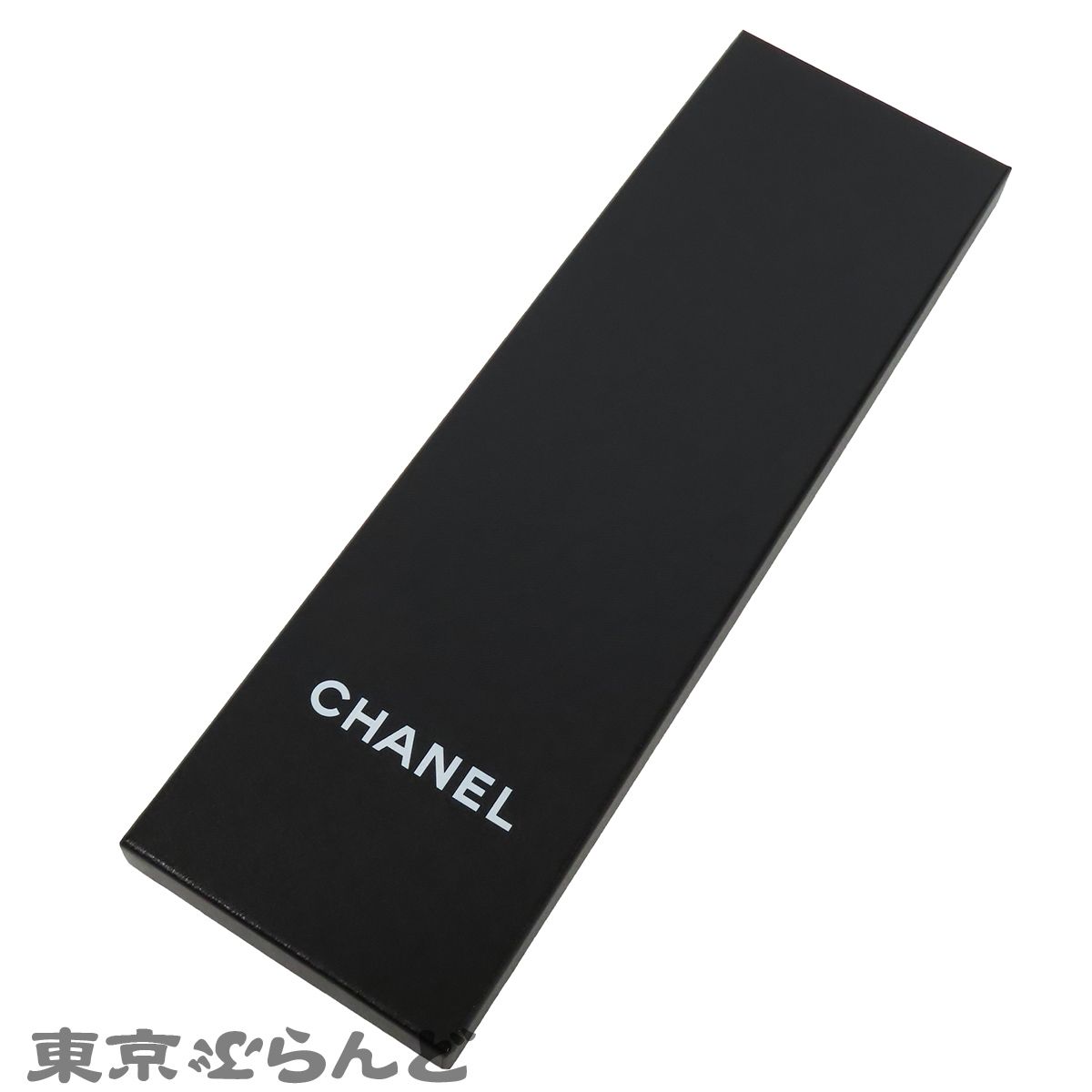 シャネル CHANEL ネクタイ ネイビーxレッド シルク ココマーク メンズ