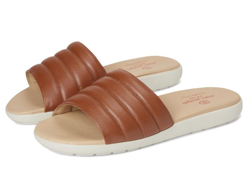 マークジョセフニューヨーク レディース シューズ サンダル Marc Joseph New York South Street Slide Cognac Napa Sof