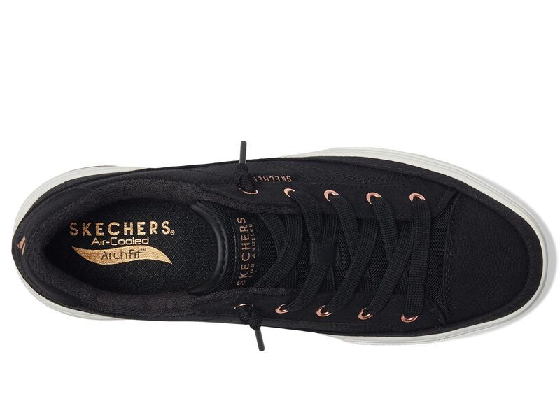 スケッチャーズ レディース シューズ スニーカー SKECHERS Arch Fit ArcadeMeet Ya There Black ブラック