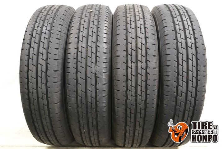 【中古 夏用】 155/80R14 88/86S 4本セット ダンロップ SP175L サマータイヤ 中古タイヤ