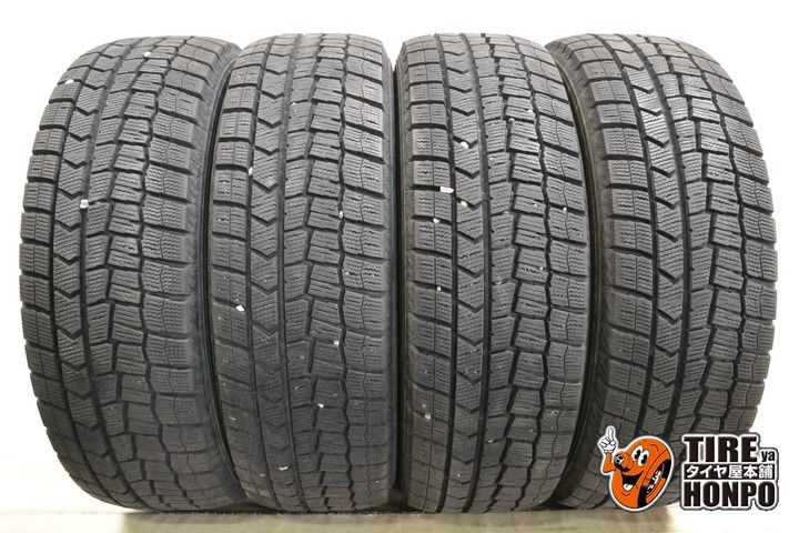 【中古 冬用】 185/65R15 88Q 4本セット ダンロップ ウィンターマックス WM02 スタッドレスタイヤ 中古タイヤ