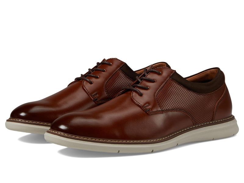 ノンブッシュ メンズ シューズ スニーカー オックスフォード Nunn Bush Chase Plain Toe Oxford Cognac