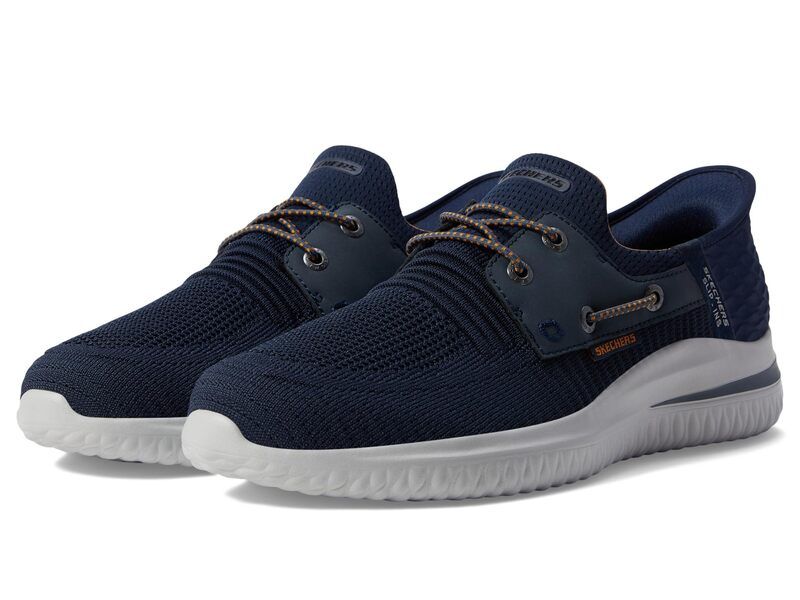 スケッチャーズ メンズ シューズ スニーカー SKECHERS Delson 30 Roth Hands Free SlipIns Navy ネイビー