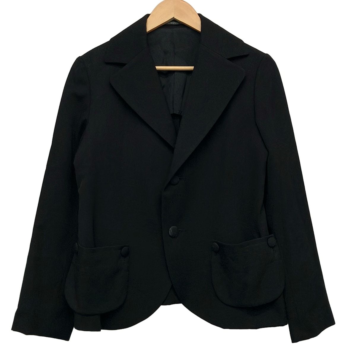 YOHJI YAMAMOTO +NOIR(ヨウジヤマモトプリュスノアール) ジャケット サイズ1 S レディース美品 - NY-J01-100 黒 長袖/春