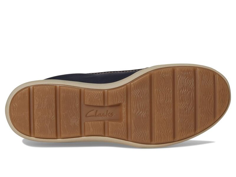 クラークス レディース シューズ スニーカー Clarks Bryianne Bayla Navy Leather ネイビー