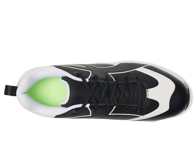アンダーアーマー メンズ シューズ スニーカー Under Armour Leadoff Icon Low RM Baseball Cleats BlackWhiteBla ホワイト