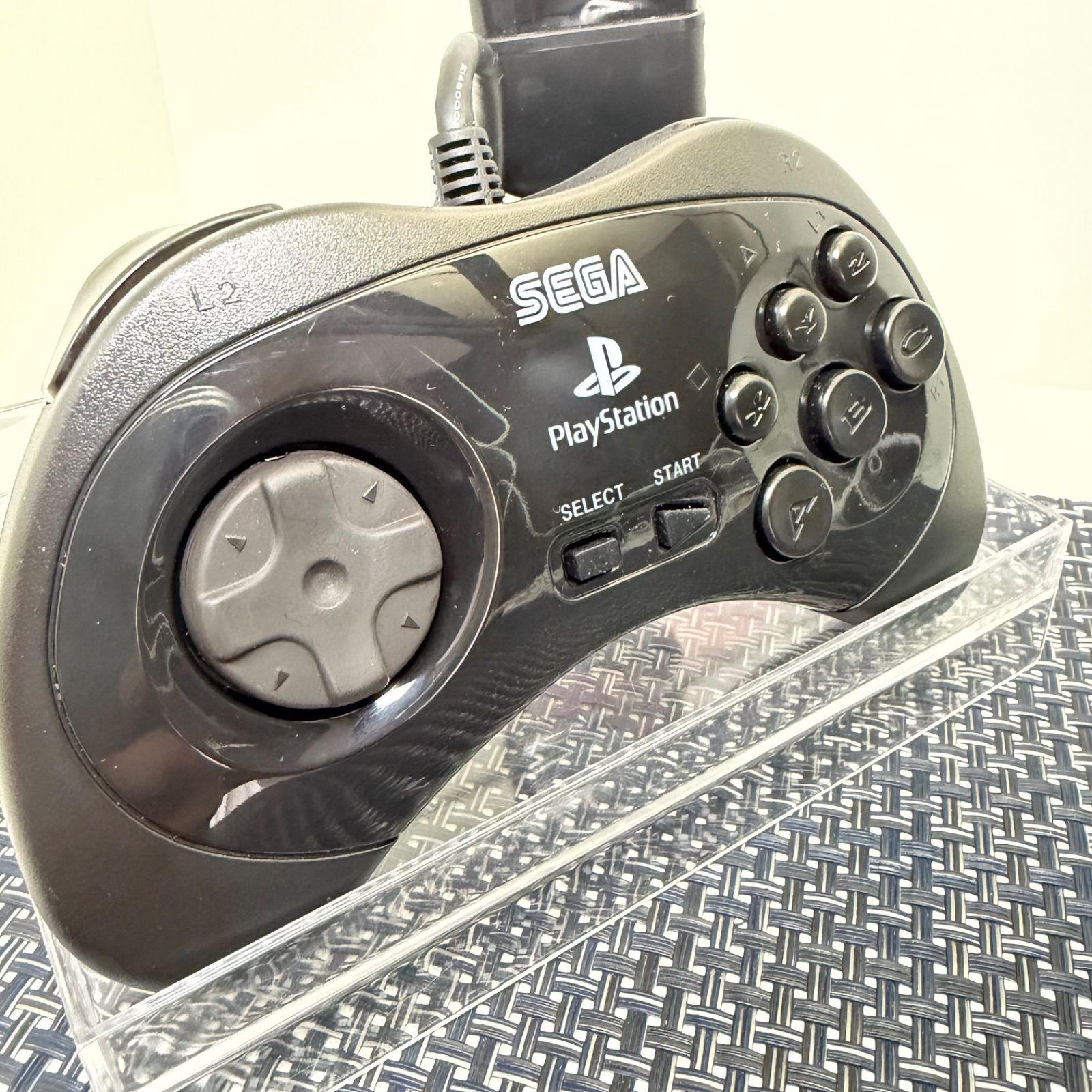 【フルメンテナンス】PS2 コントローラー セガサターン プレイステーション2 ブラック 黒色