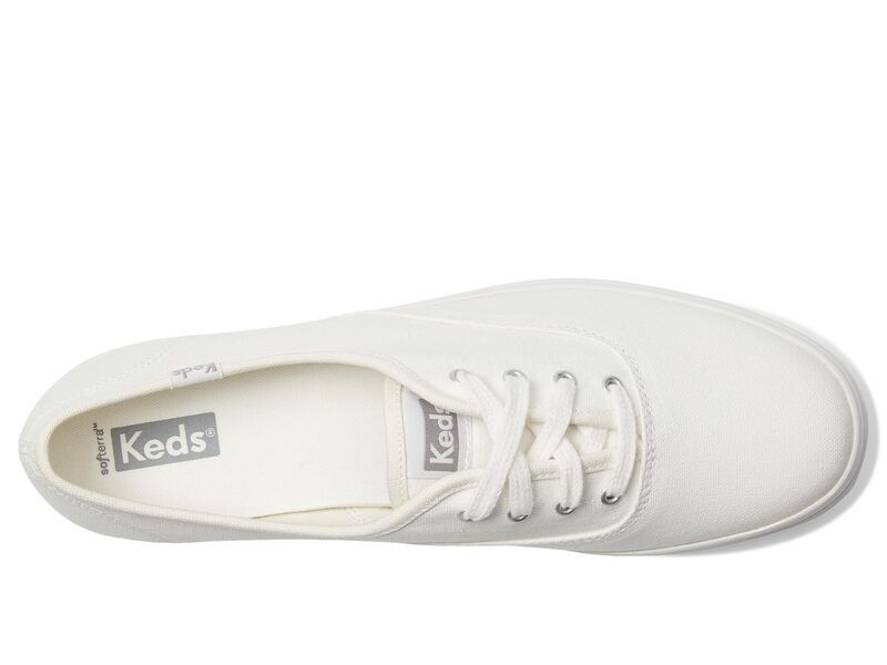ケッズ レディース シューズ スニーカー プラットフォーム レース Keds The Platform Lug LaceUp OffWhite Canva オフホワイト
