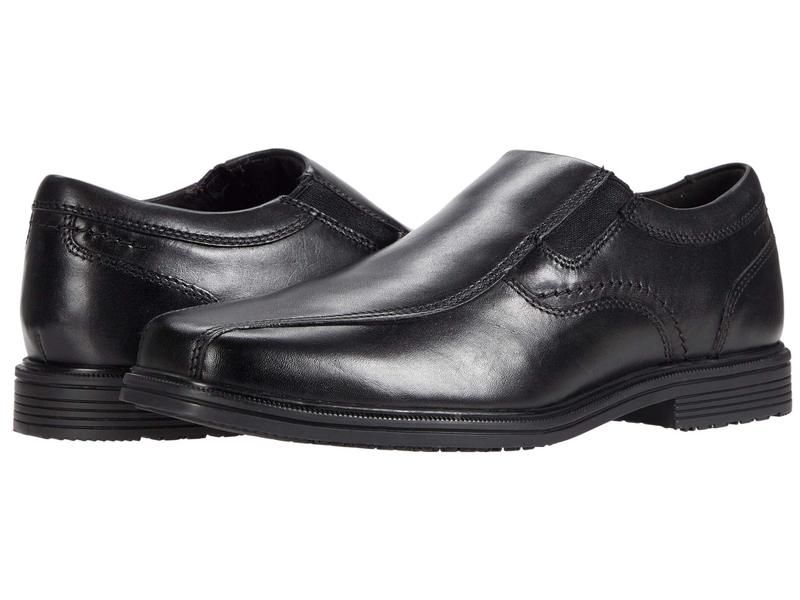 ロックポート メンズ シューズ スリッポン・ローファー Rockport Taylor Waterproof SlipOn Black ブラック