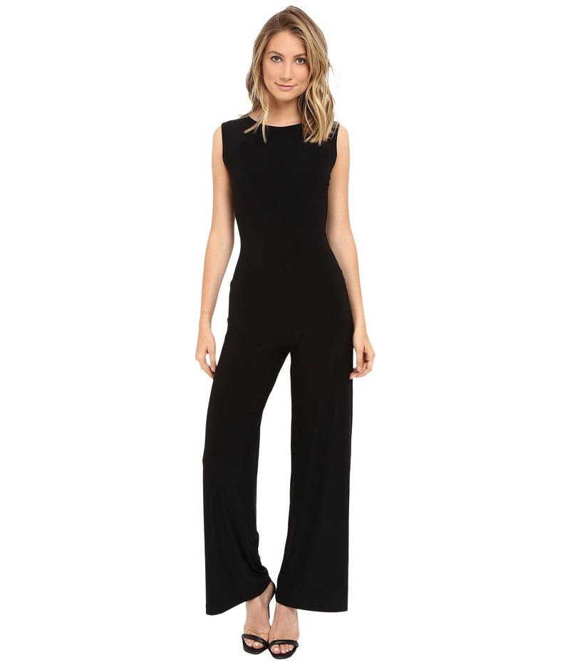 ノーマカマリ レディース トップス ジャンプスーツ ノースリーブ Norma Kamali Sleeveless Jumpsuit Black ブラック
