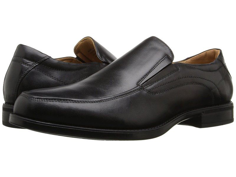 フローシャイム メンズ シューズ スリッポン・ローファー Florsheim Midtown Moc Toe SlipOn Black ブラック