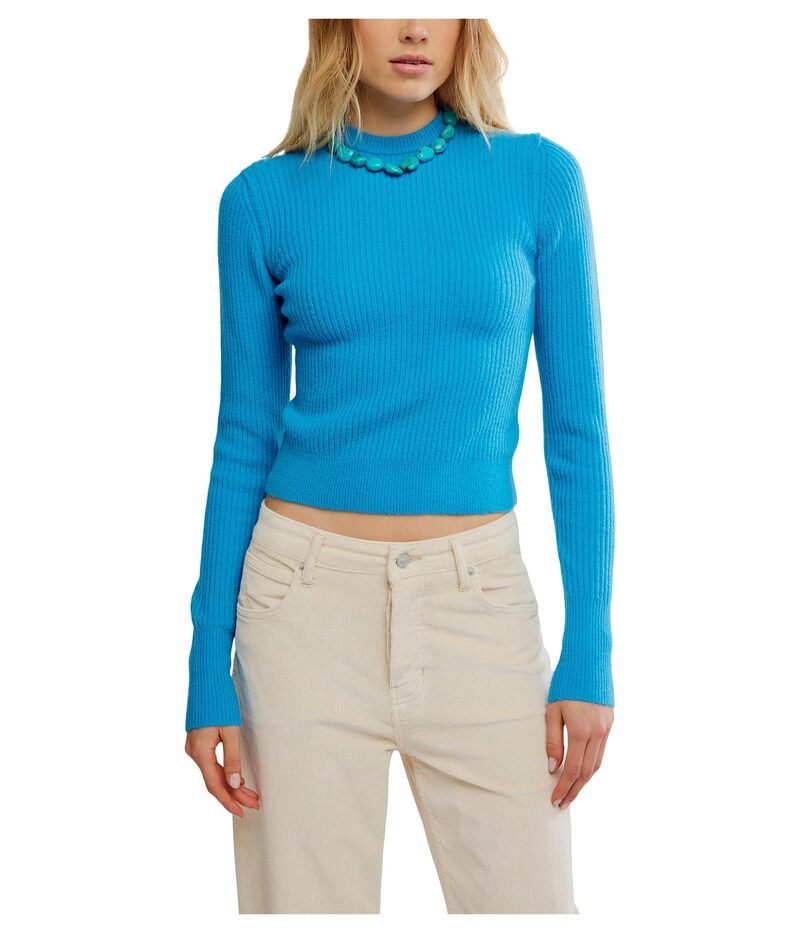 フリーピープル レディース アウター ニット・セーター Free Peopleven After Pullover Swedish Blue ブルー