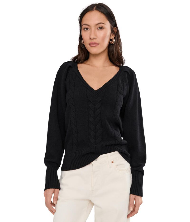 メイドウェル レディース アウター ニット・セーター Vネック Madewell Femme VNeck Carlia Pullover Black ブラック 20,221円