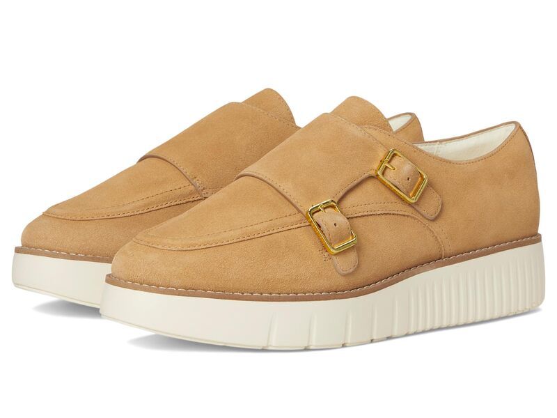 コールハーン レディース シューズ スリッポン・ローファー モンクストラップ プラットフォーム モンク Cole Haan Grand City Platform Monk Strap Biscuit