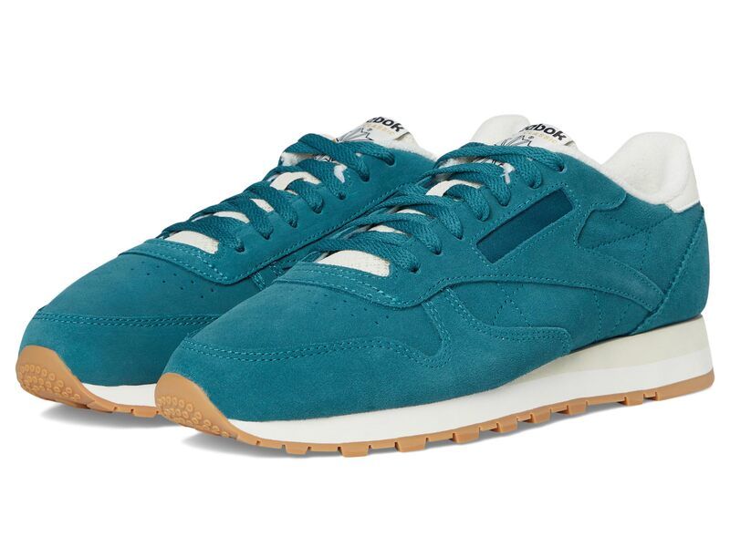 リーボック メンズ シューズ スニーカー レザー Reebok Lifestyle Classic Leatheretro TealRetro TealChalk チョーク