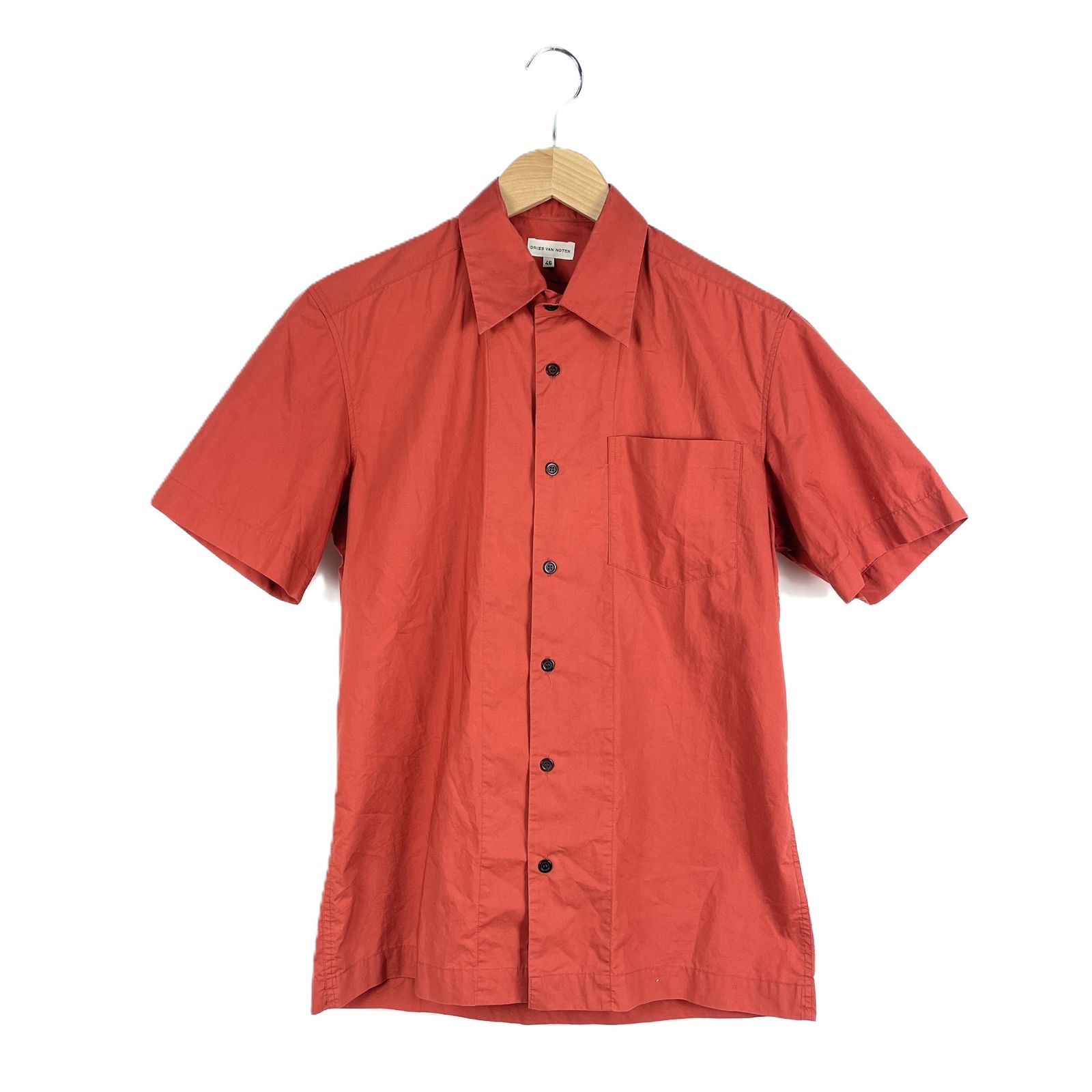【クリーニング済】ドリスヴァンノッテン半袖シャツ DRIES VAN NOTEN ドリス ヴァン ノッテン 半袖シャツ レギュラーカラー