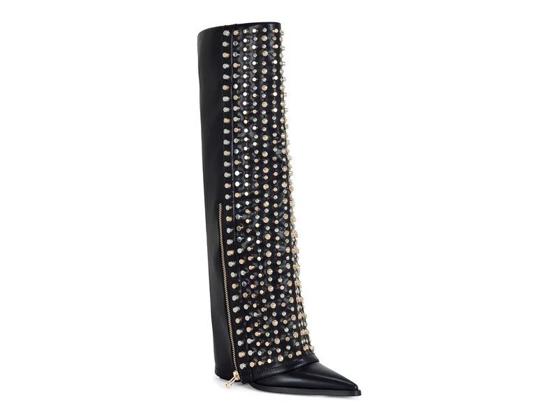 アザレア ワン レディース シューズ ブーツ・レインブーツ Azalea Wang Agustue Boot Black ブラック